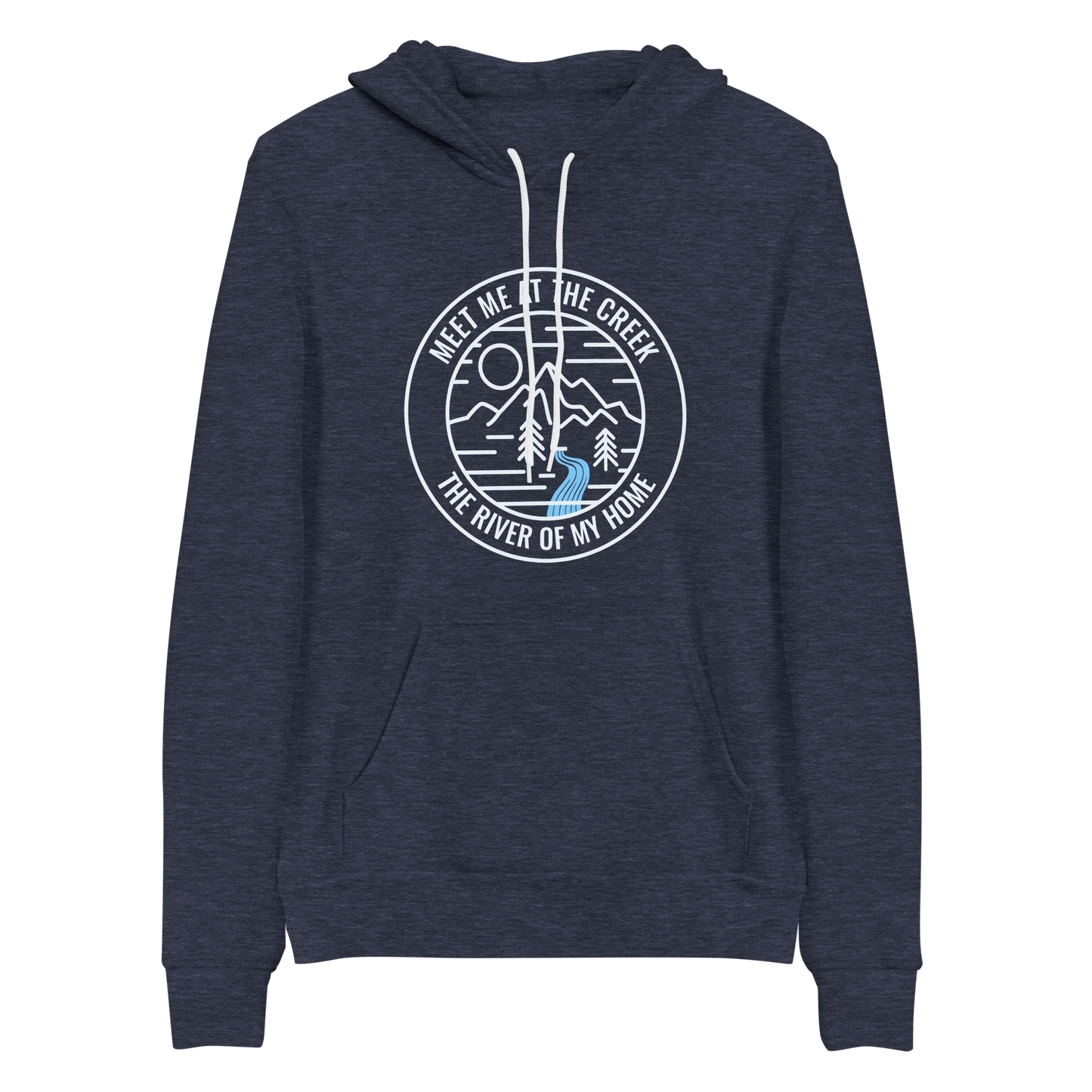 Meet Me At The Creek Bella+Canvas Premium Unisex hoodie