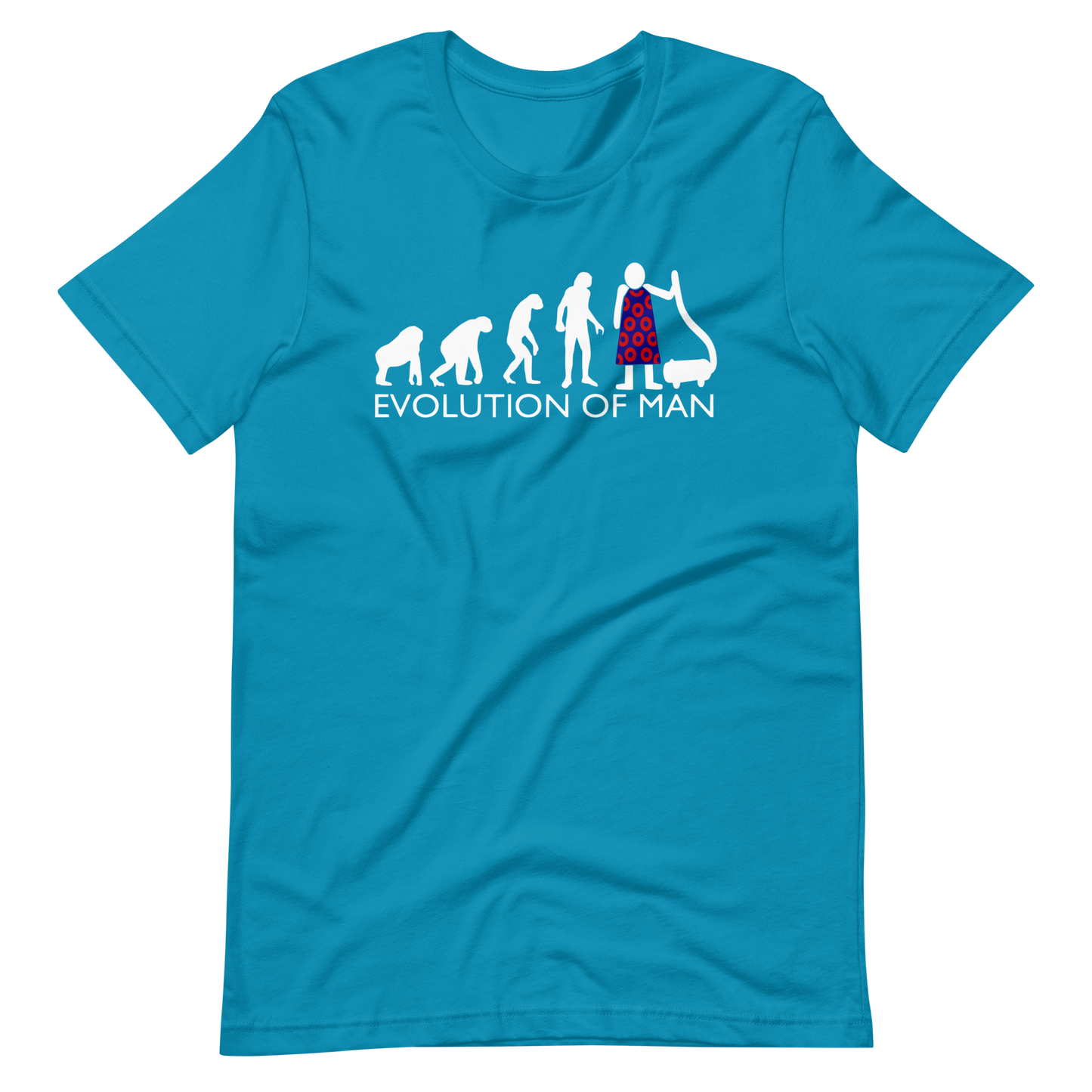 Evolution of Man Fishman | Bella + Canvas Premium cotton | Short Sleeve
