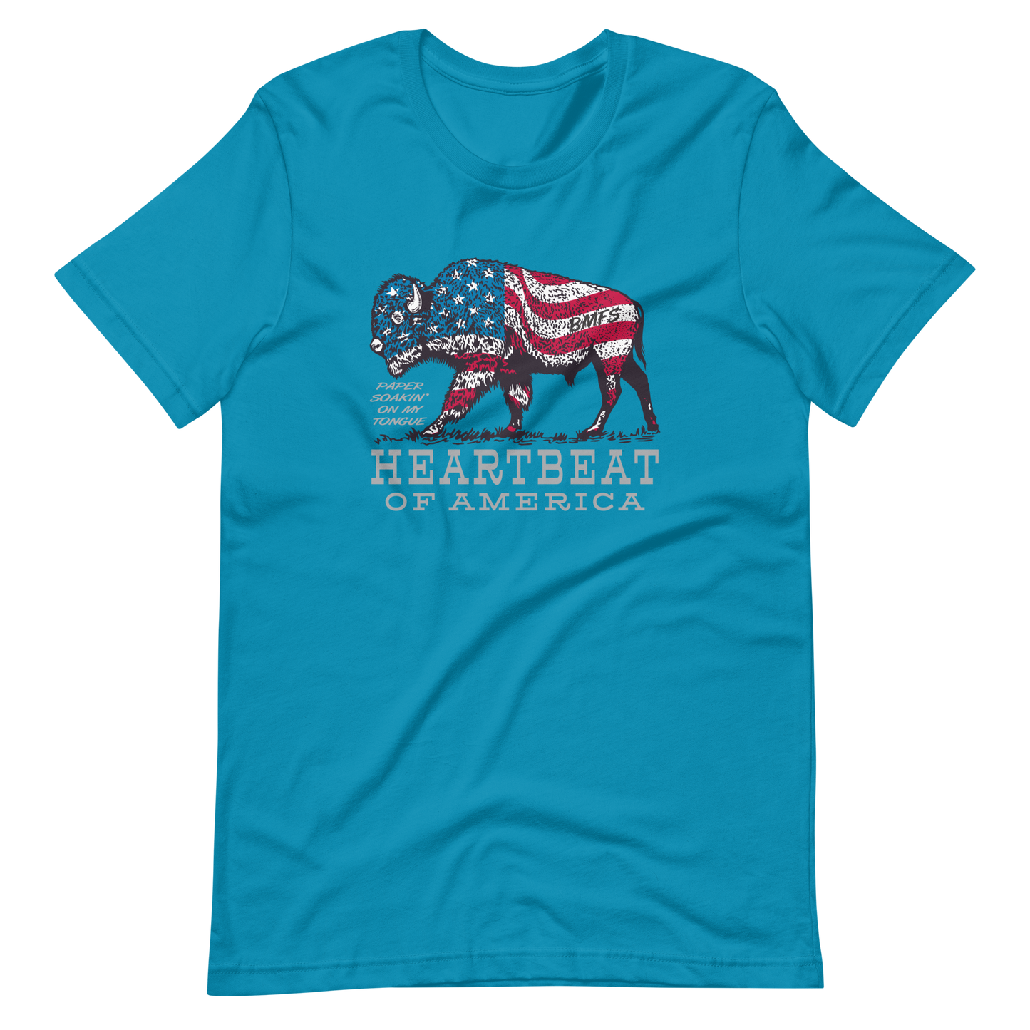Heartbeat of America Bella + Canvas Premium Cotton | 33 BMFS THE GOAT