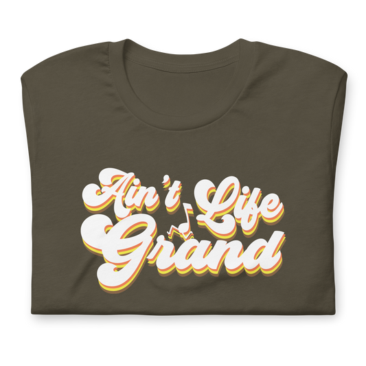 Ain't Life Grand Retro Bella + Canvas | Short Sleeve | WP Inspired Art