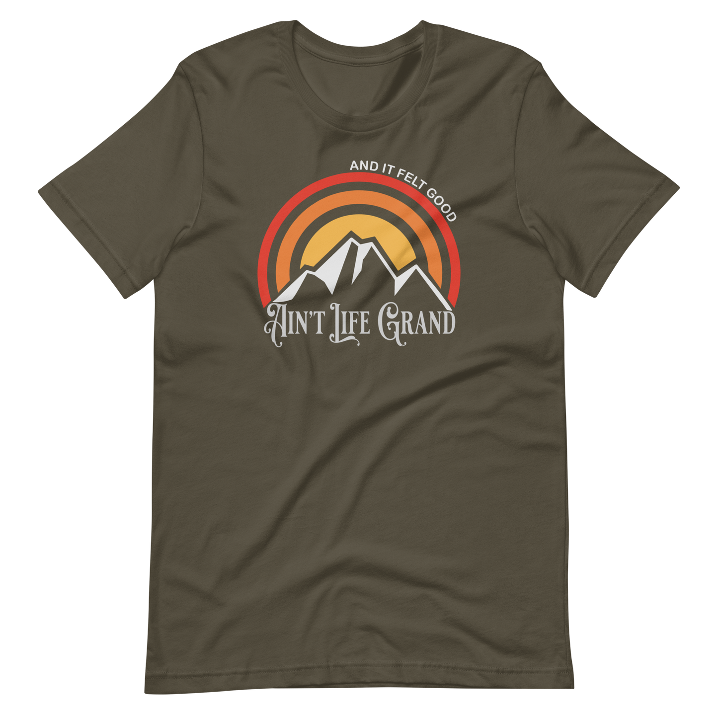 Ain't Life Grand Mountains Bella + Canvas | Short Sleeve | WP Inspired Art