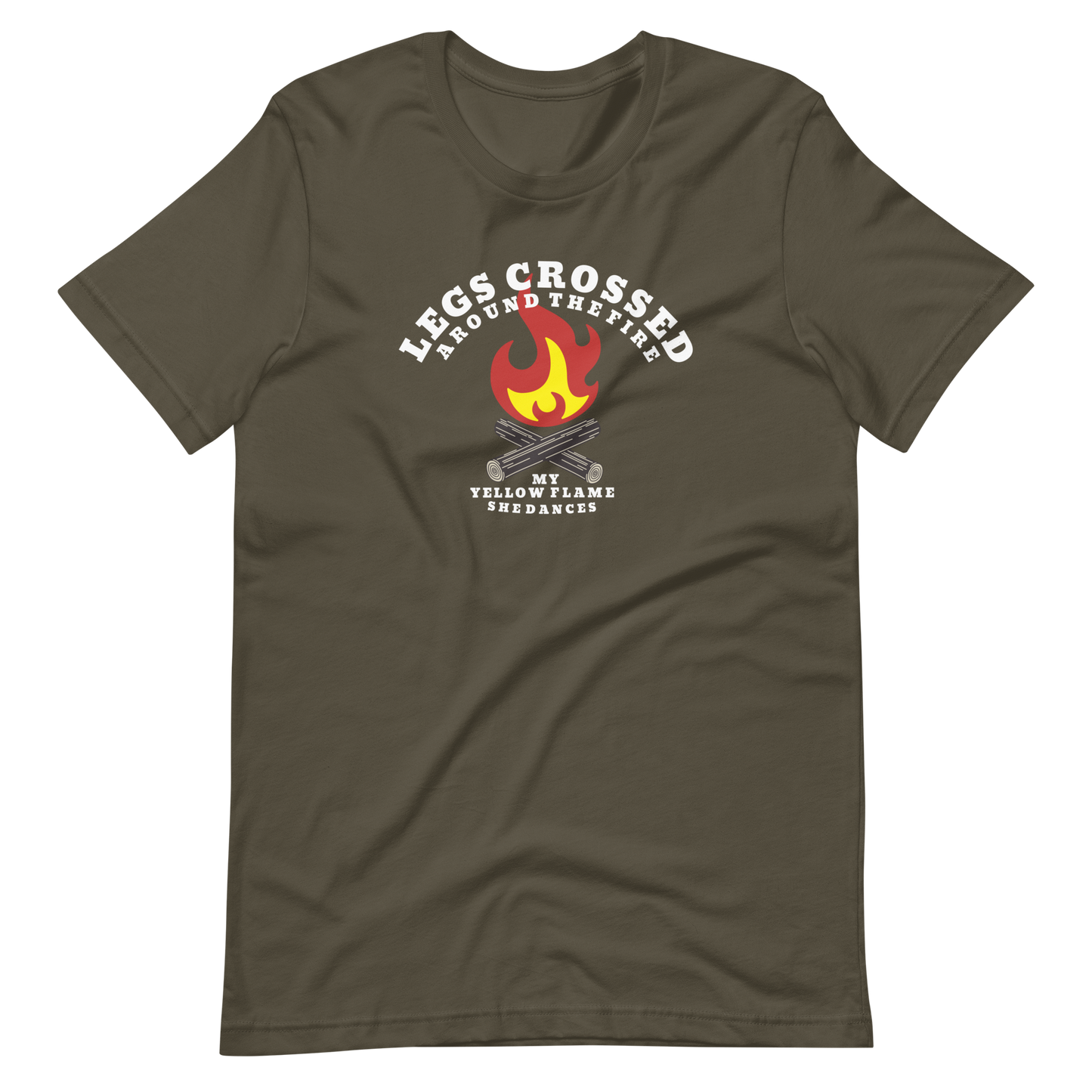 Legs Crossed Around The Fire Bella + Canvas | Short Sleeve | DMB Inspired Art