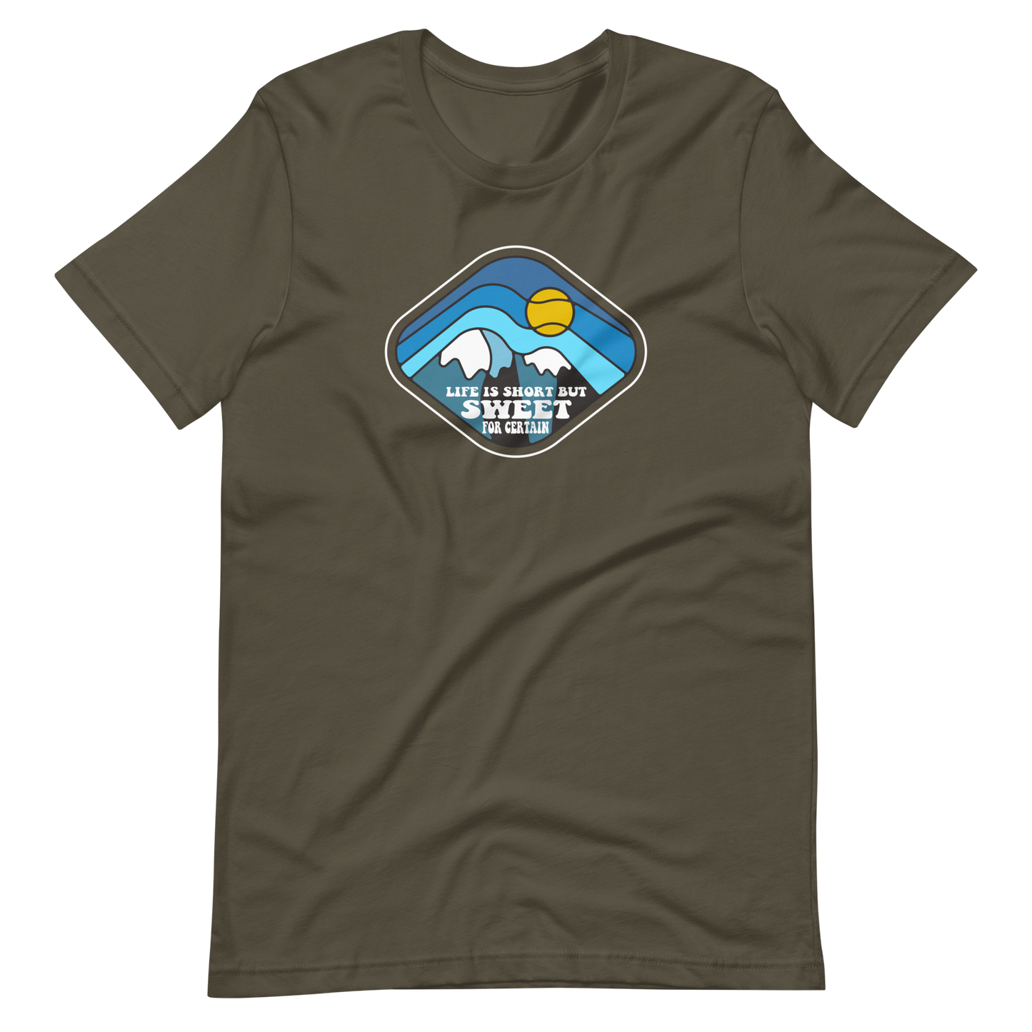 Life Is Short But Sweet Bella + Canvas Short Sleeve | DMB Inspired Art