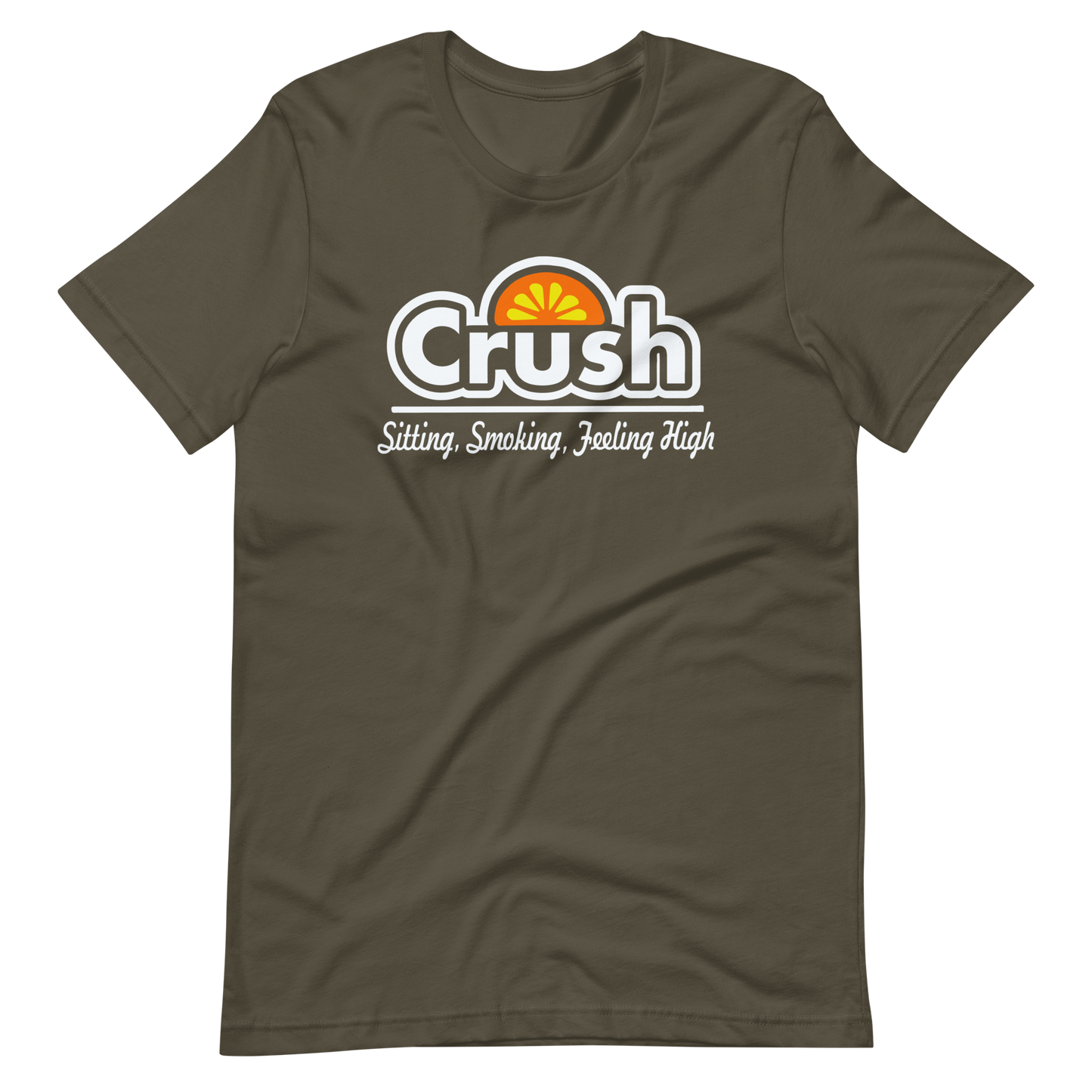 Crush Sitting Smoking Feeling High Bella+Canvas Short Sleeve | DMB Inspired Art