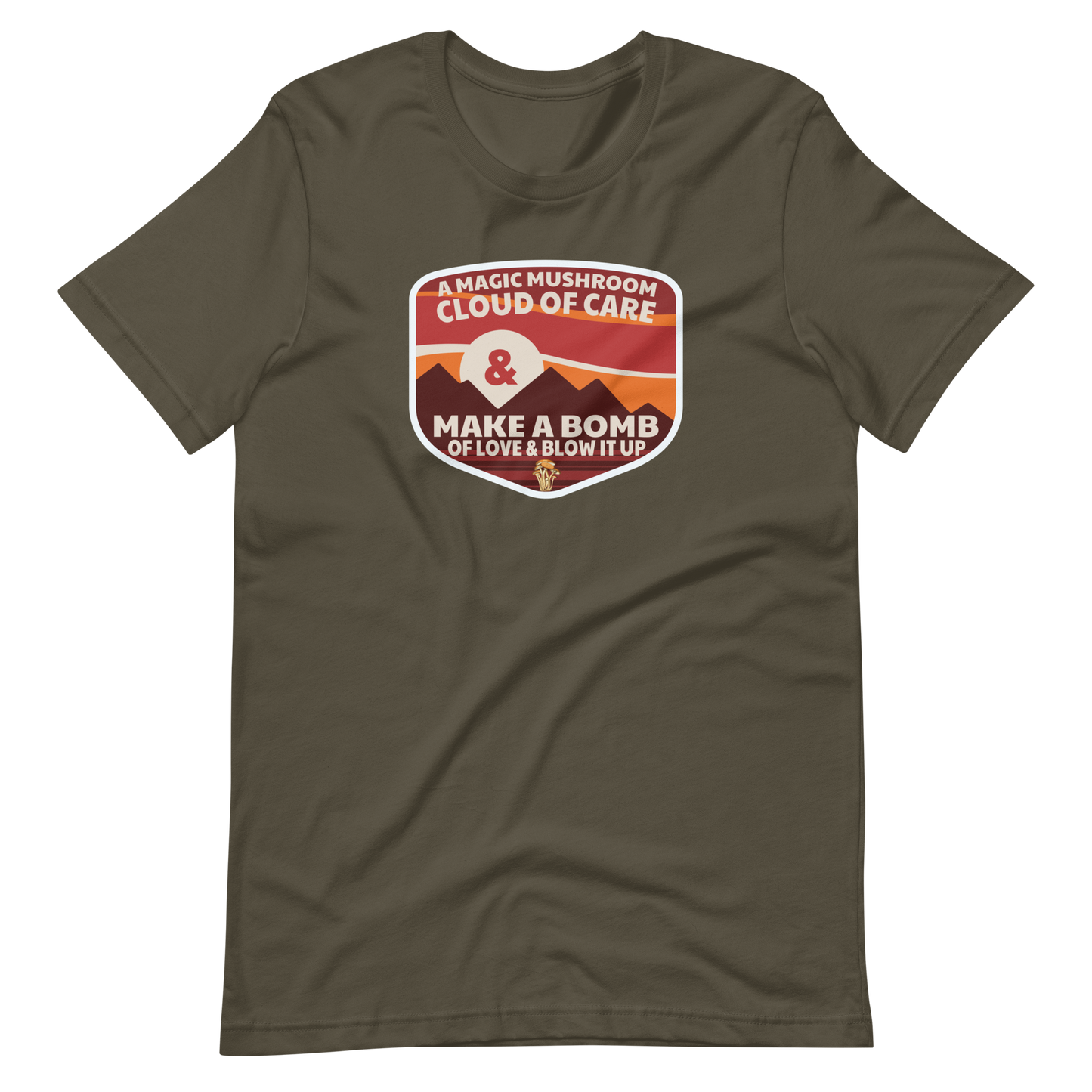 A Magic Mushroom "I Did It" Bella + Canvas Short Sleeve | DMB Inspired Art