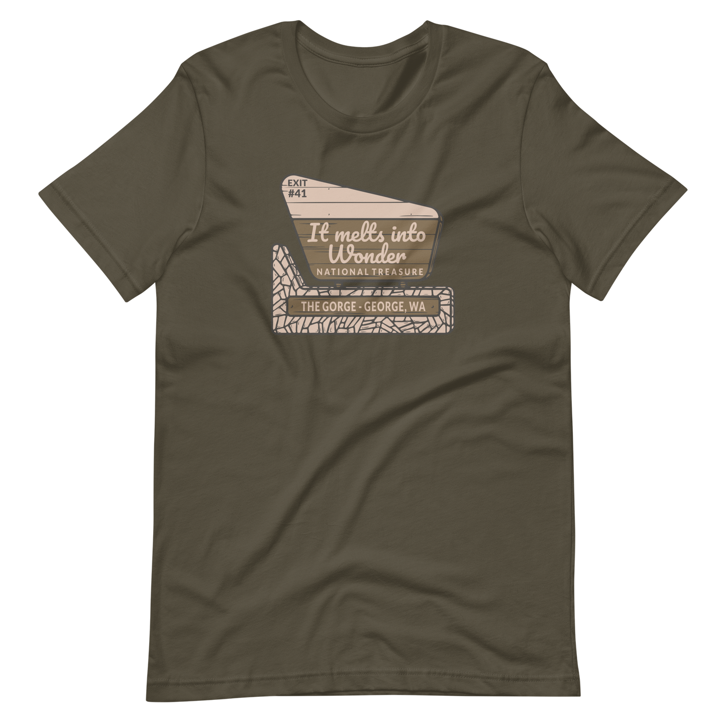 It Melts Into Wonder George Bella + Canvas Short Sleeve | DMB Inspired Art