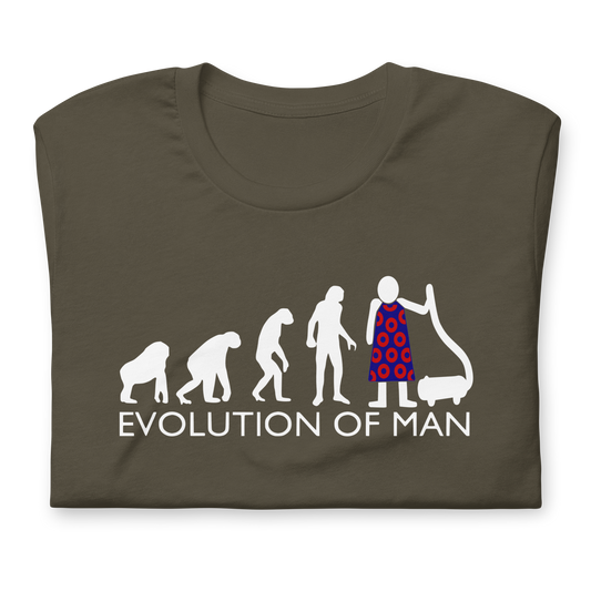 Evolution of Man Fishman | Bella + Canvas Premium cotton | Short Sleeve