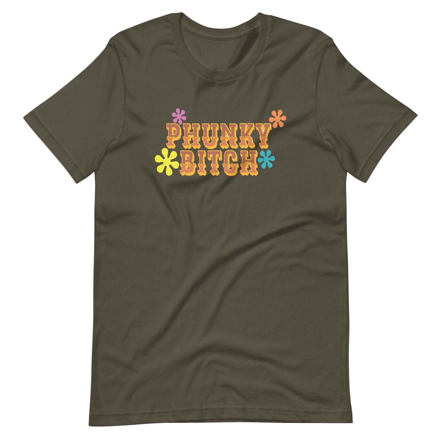 Phunky Bitch Flowers | Bella + Canvas Premium cotton | Short Sleeve