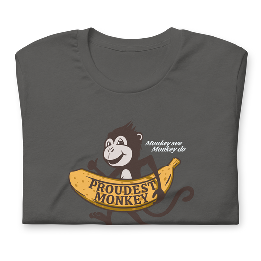 Proudest Monkey Bella + Canvas Short Sleeve | DMB Inspired Art | DTG