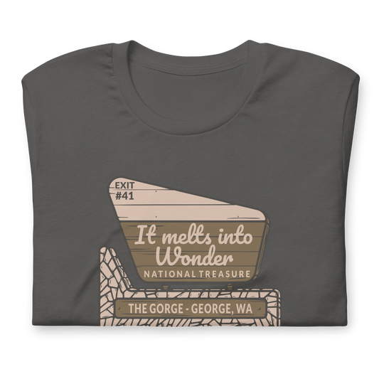 It Melts Into Wonder George Bella + Canvas Short Sleeve | DMB Inspired Art