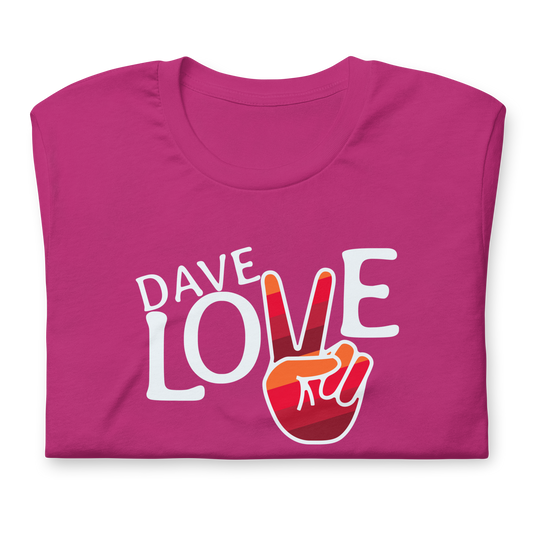 Dave Love Peace Bella + Canvas Short Sleeve | DMB Inspired Art | DTG