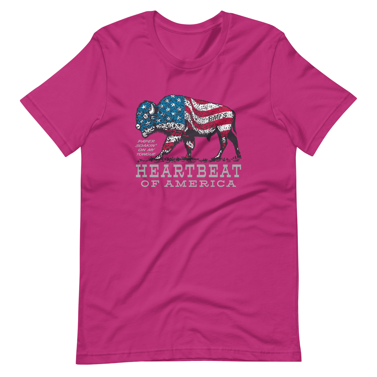 Heartbeat of America Bella + Canvas Premium Cotton | 33 BMFS THE GOAT
