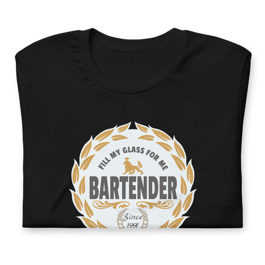 Bartender Bella + Canvas Short Sleeve | DMB Inspired Art