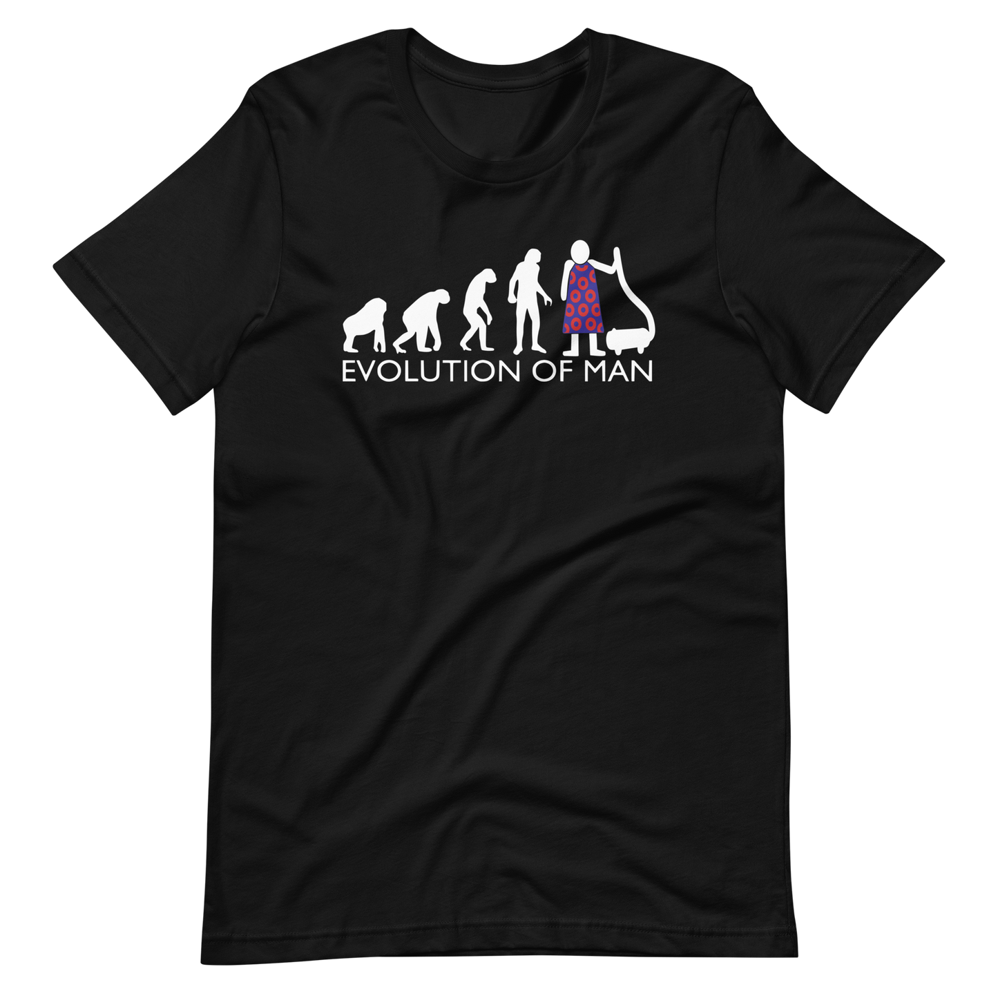 Evolution of Man Fishman | Bella + Canvas Premium cotton | Short Sleeve