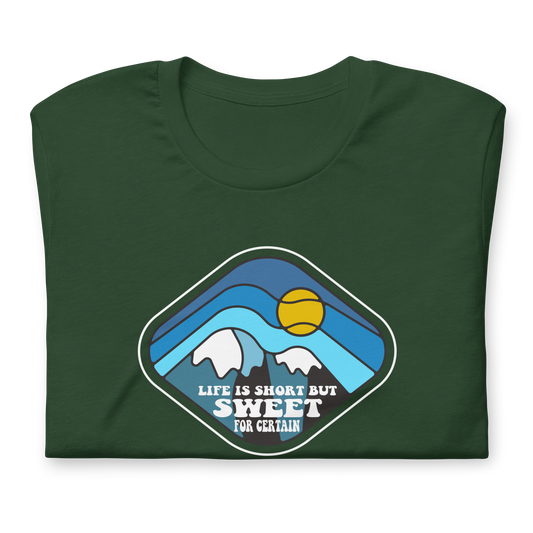Life Is Short But Sweet Bella + Canvas Short Sleeve | DMB Inspired Art