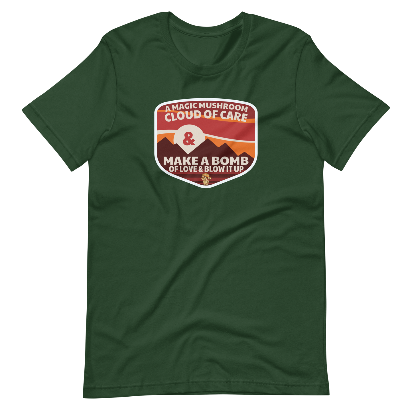 A Magic Mushroom "I Did It" Bella + Canvas Short Sleeve | DMB Inspired Art