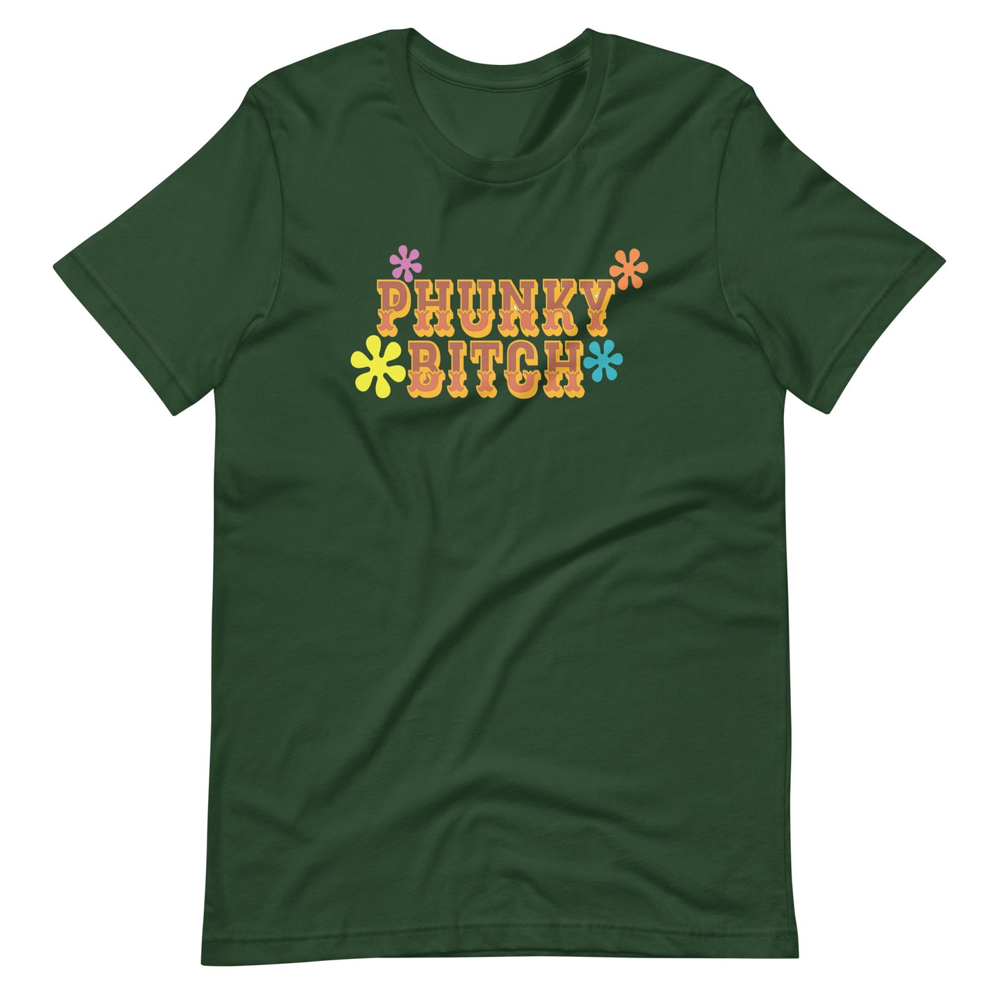 Phunky Bitch Flowers | Bella + Canvas Premium cotton | Short Sleeve