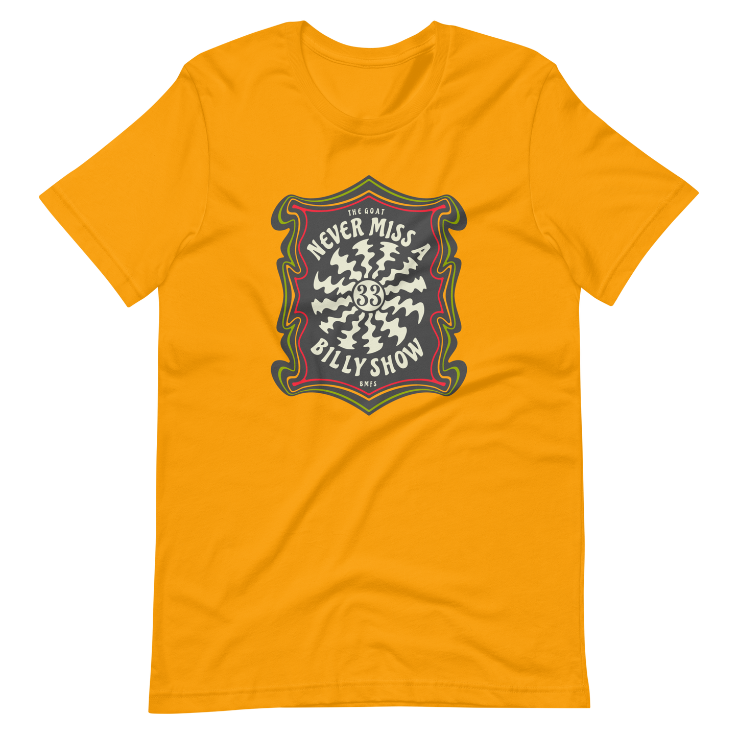 Never Miss A Billy Show Brewery Bella + Canvas Premium Cotton | 33 BMFS THE GOAT