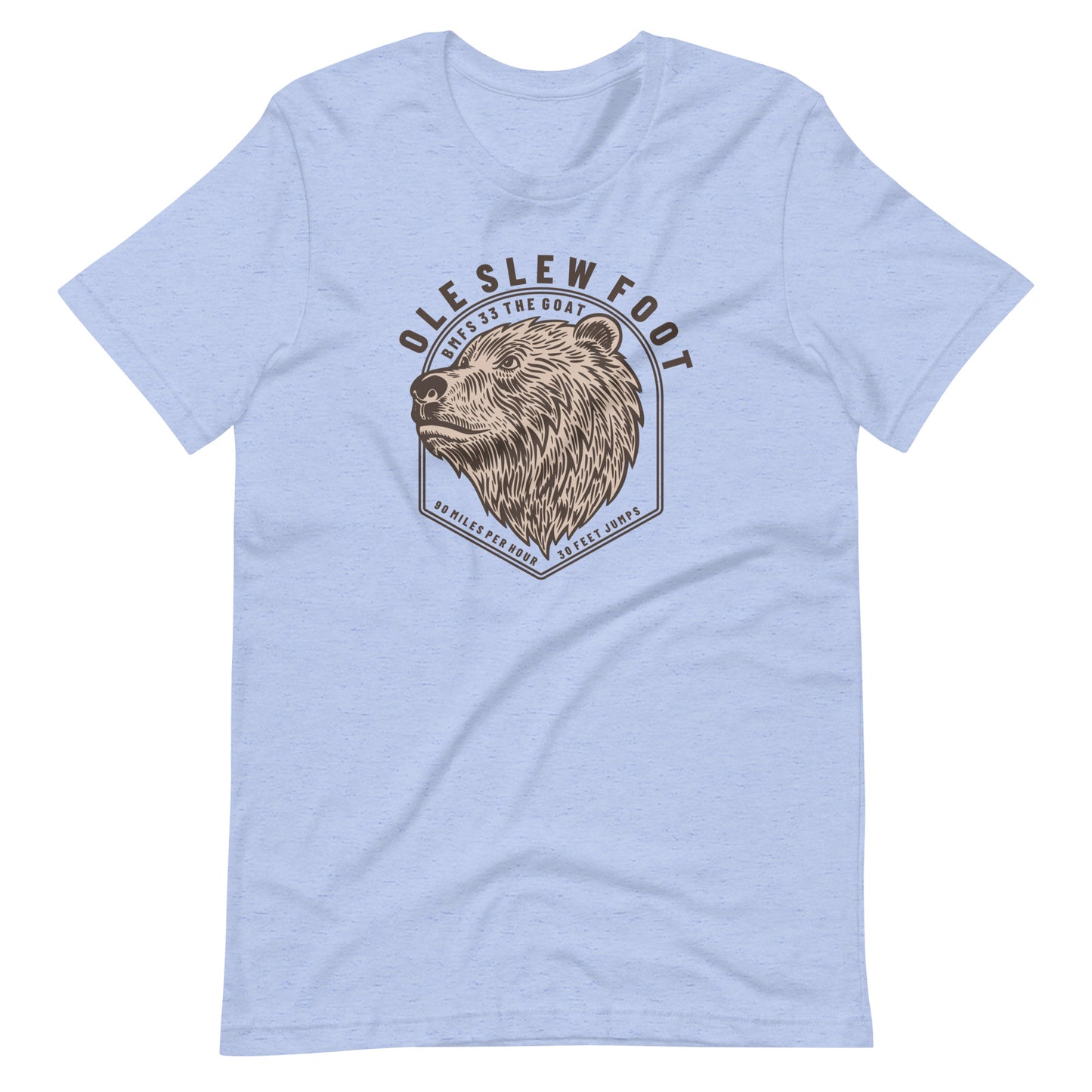 Ole Slew Foot Bella + Canvas Premium Cotton | 33 BMFS THE GOAT
