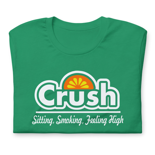 Crush Sitting Smoking Feeling High Bella+Canvas Short Sleeve | DMB Inspired Art