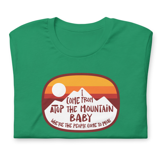 I Come From Atop The Mountain  | Bella + Canvas Premium cotton | Short Sleeve