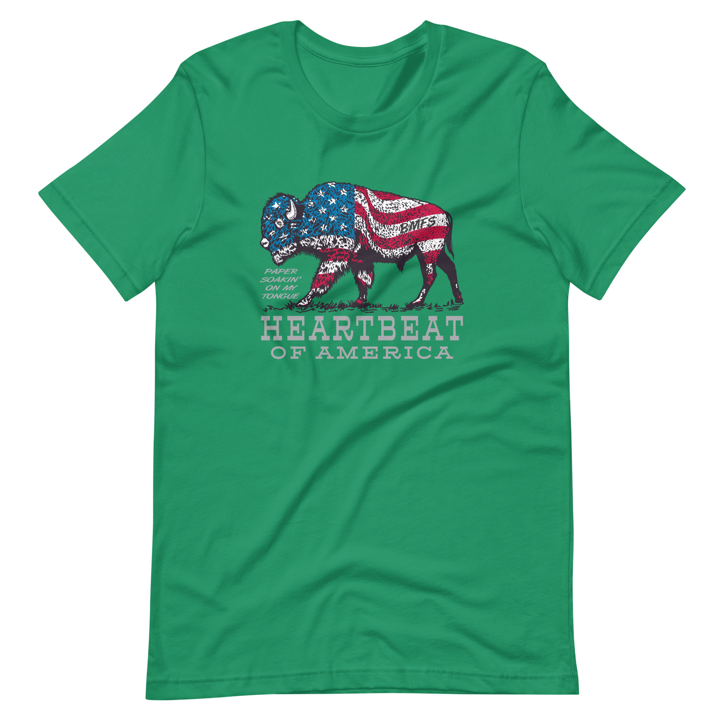 Heartbeat of America Bella + Canvas Premium Cotton | 33 BMFS THE GOAT