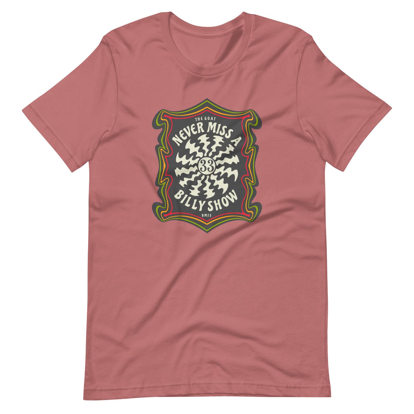 Never Miss A Billy Show Brewery Bella + Canvas Premium Cotton | 33 BMFS THE GOAT