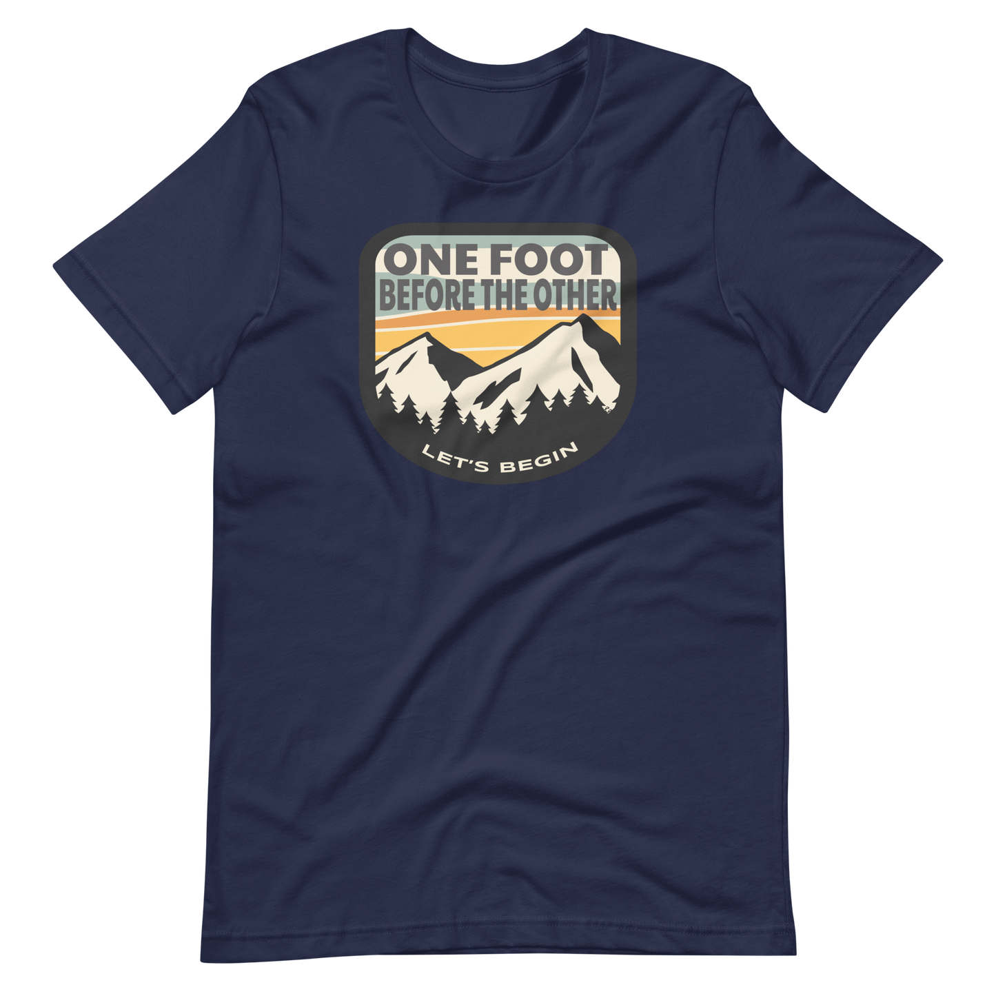 One Foot Before The Other Bella + Canvas Premium Cotton | 33 BMFS THE GOAT
