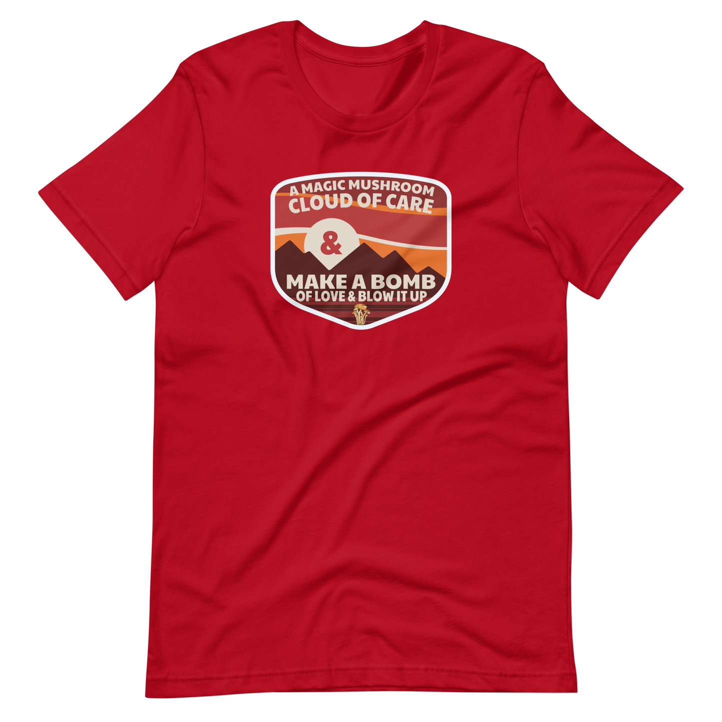 A Magic Mushroom "I Did It" Bella + Canvas Short Sleeve | DMB Inspired Art
