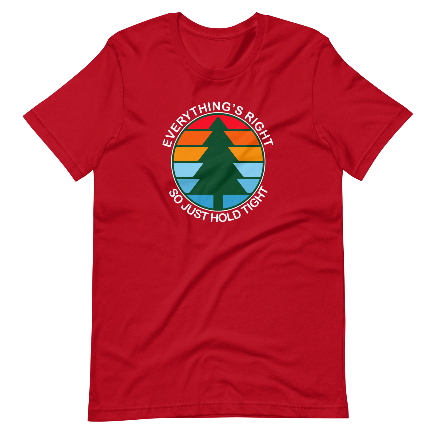 Everything's Right So Just Hold | Bella + Canvas Premium cotton | Short Sleeve