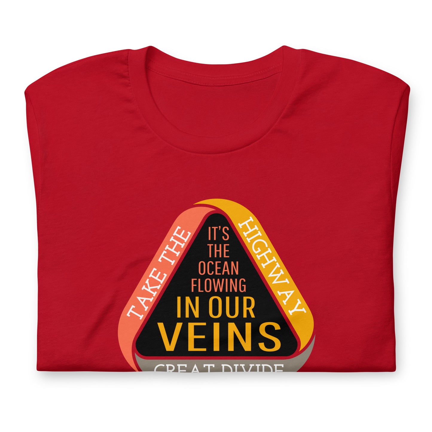 Wedge The Great Divide | Bella + Canvas Premium cotton | Short Sleeve