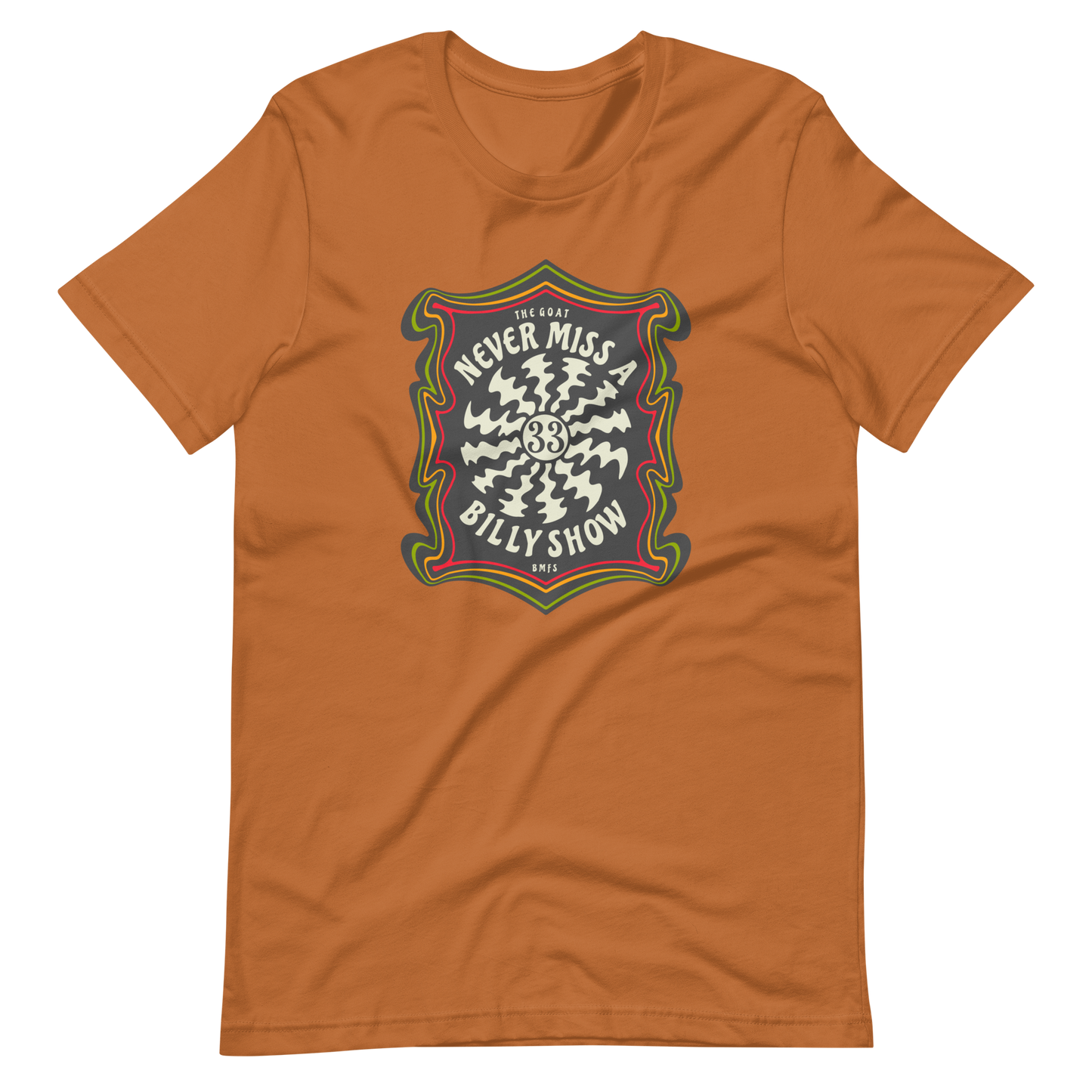 Never Miss A Billy Show Brewery Bella + Canvas Premium Cotton | 33 BMFS THE GOAT