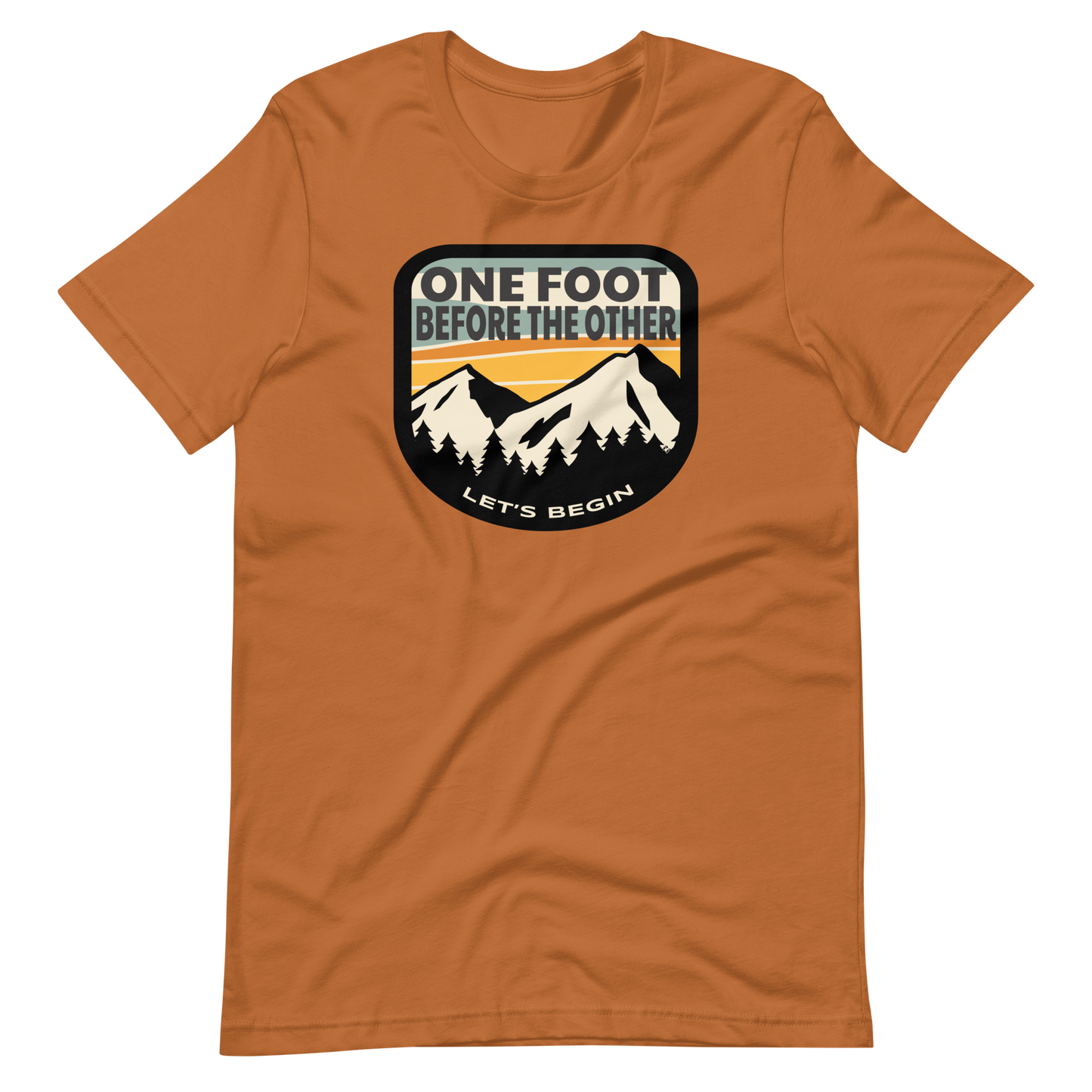 One Foot Before The Other Bella + Canvas Premium Cotton | 33 BMFS THE GOAT