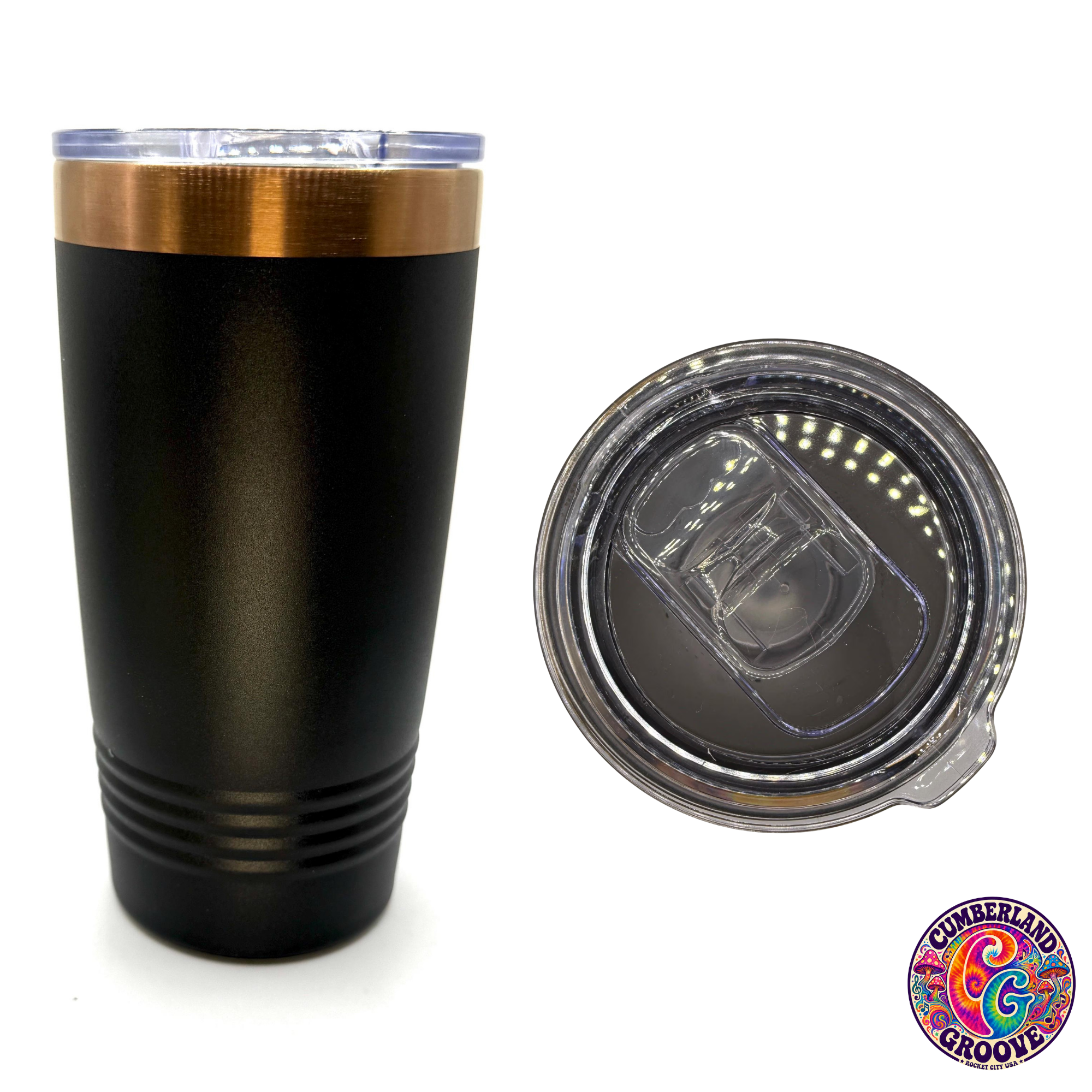 20oz #41 I Will Go In This Way Tumbler Black/Copper backing | Laser Engraved | Dave Love Lot Style