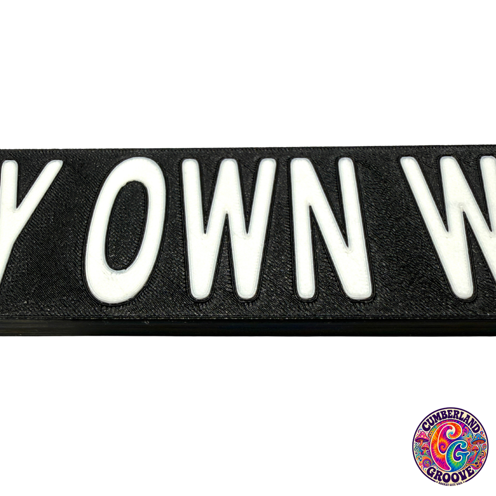 I will Go In This Way #41 License Plate Frame | UV resistant | Heat Resistant | Dave Lot