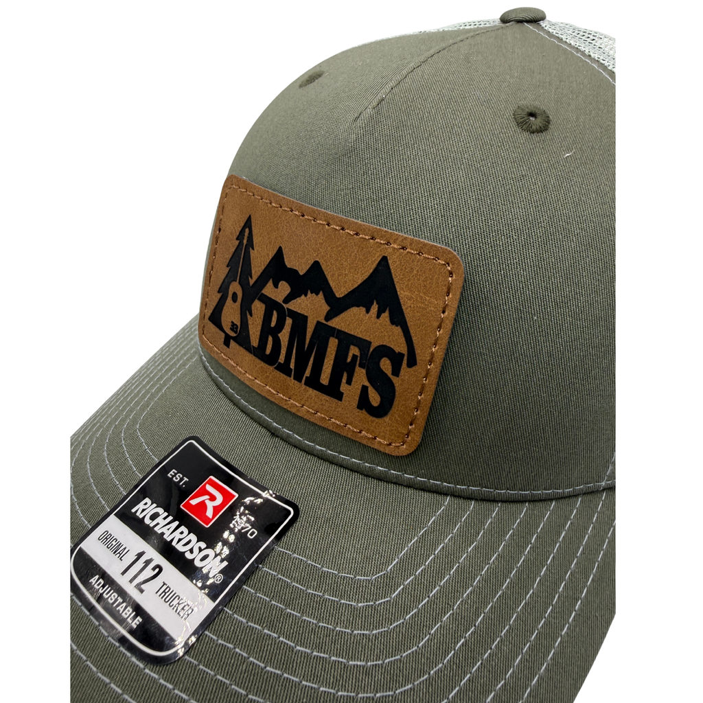 BMFS Tree Patch Trucker Cap R112 | Two-Tone | Laser Engraved | Snapback Cap | BMFS (Copy)