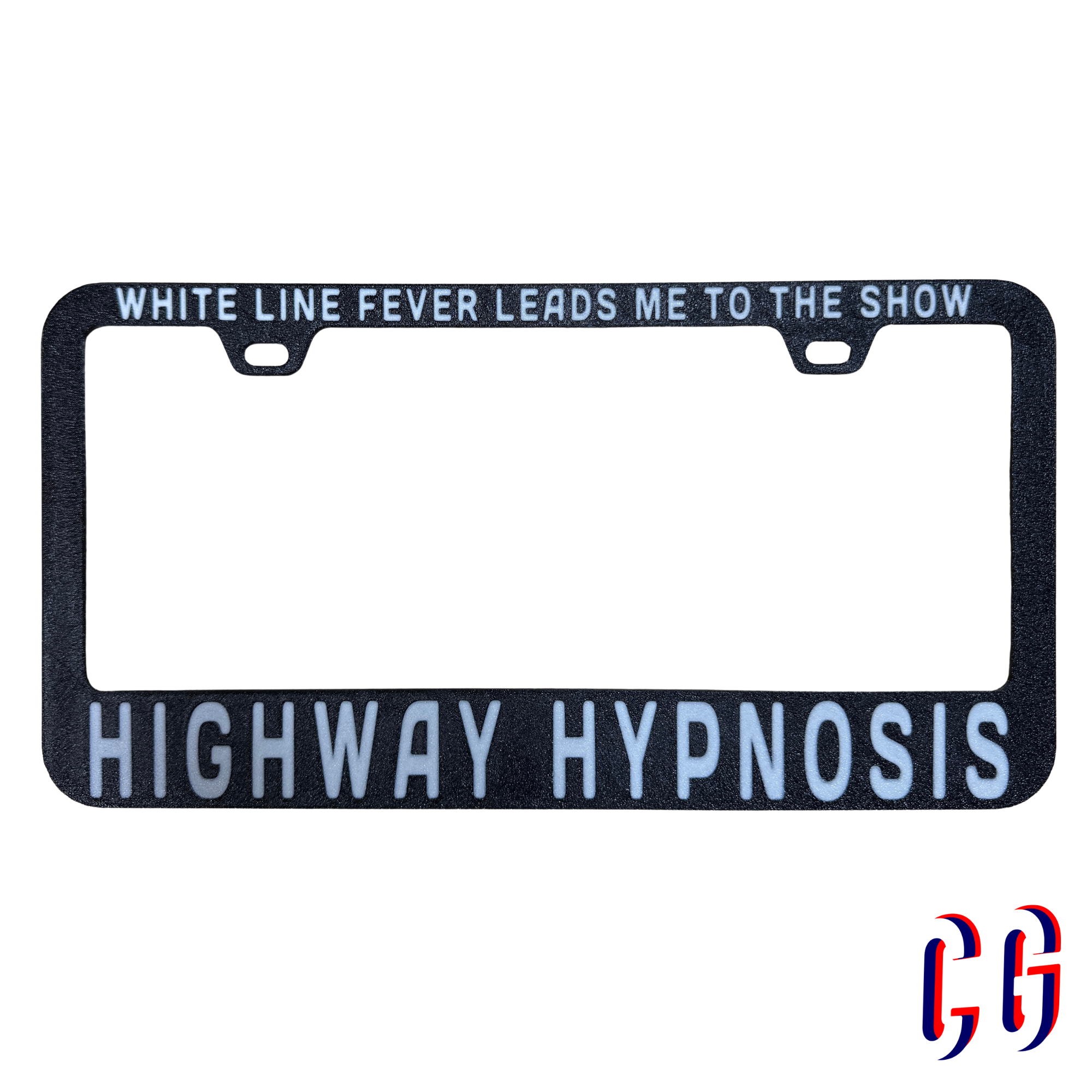 Highway Hypnosis License Plate Frame | UV resistant | Heat Resistant | BMFS Lot