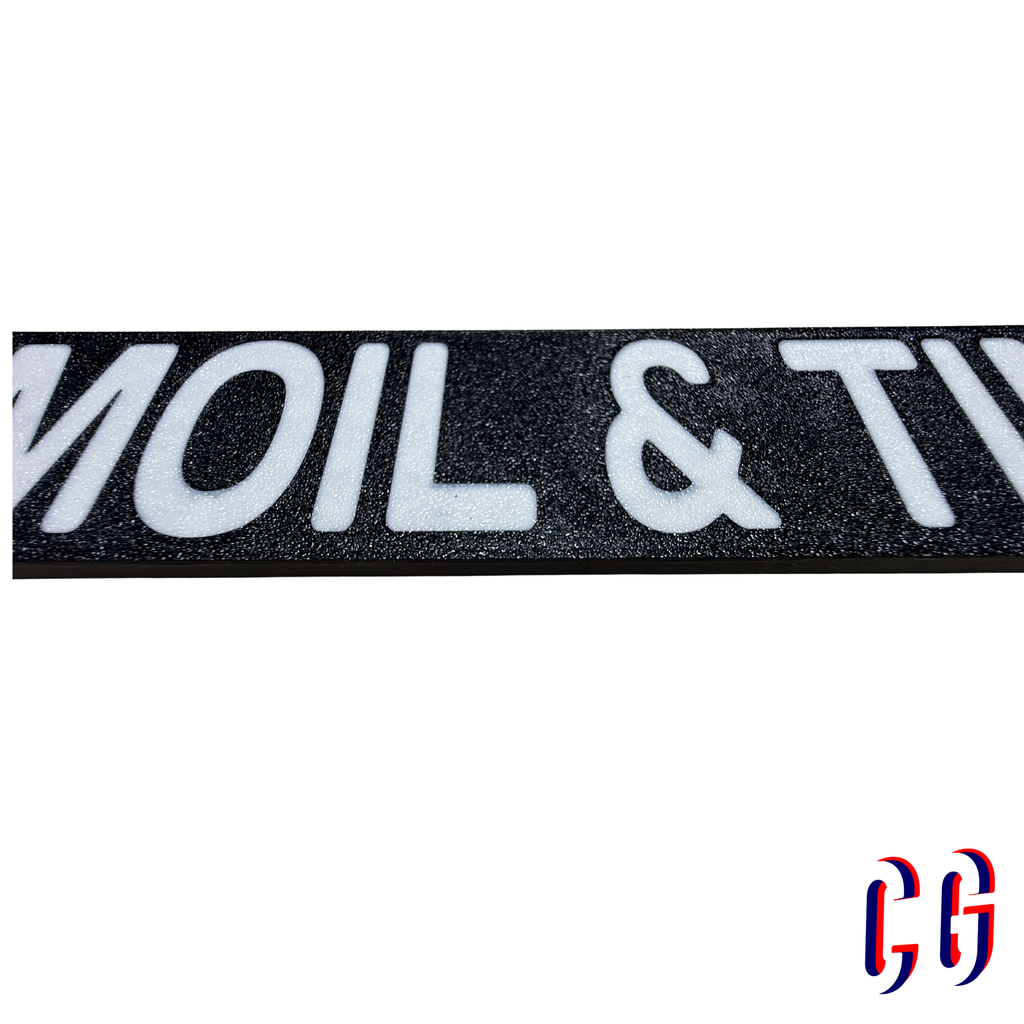 Turmoil and Tinfoil License Plate Frame | UV resistant | Heat Resistant | BMFS Lot