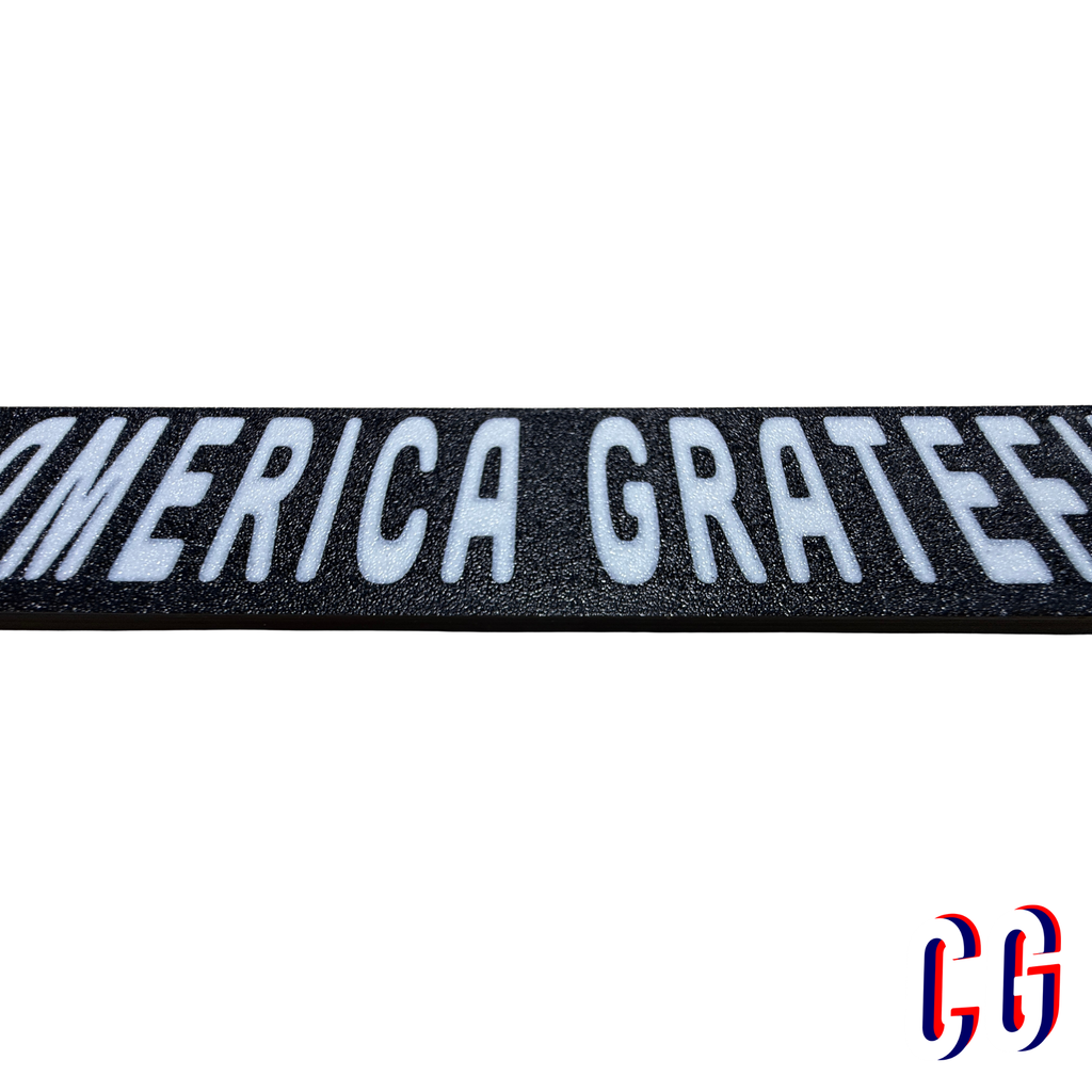 Make America Grateful Again License Plate Frame | UV resistant | Heat Resistant | Deadish  Lot