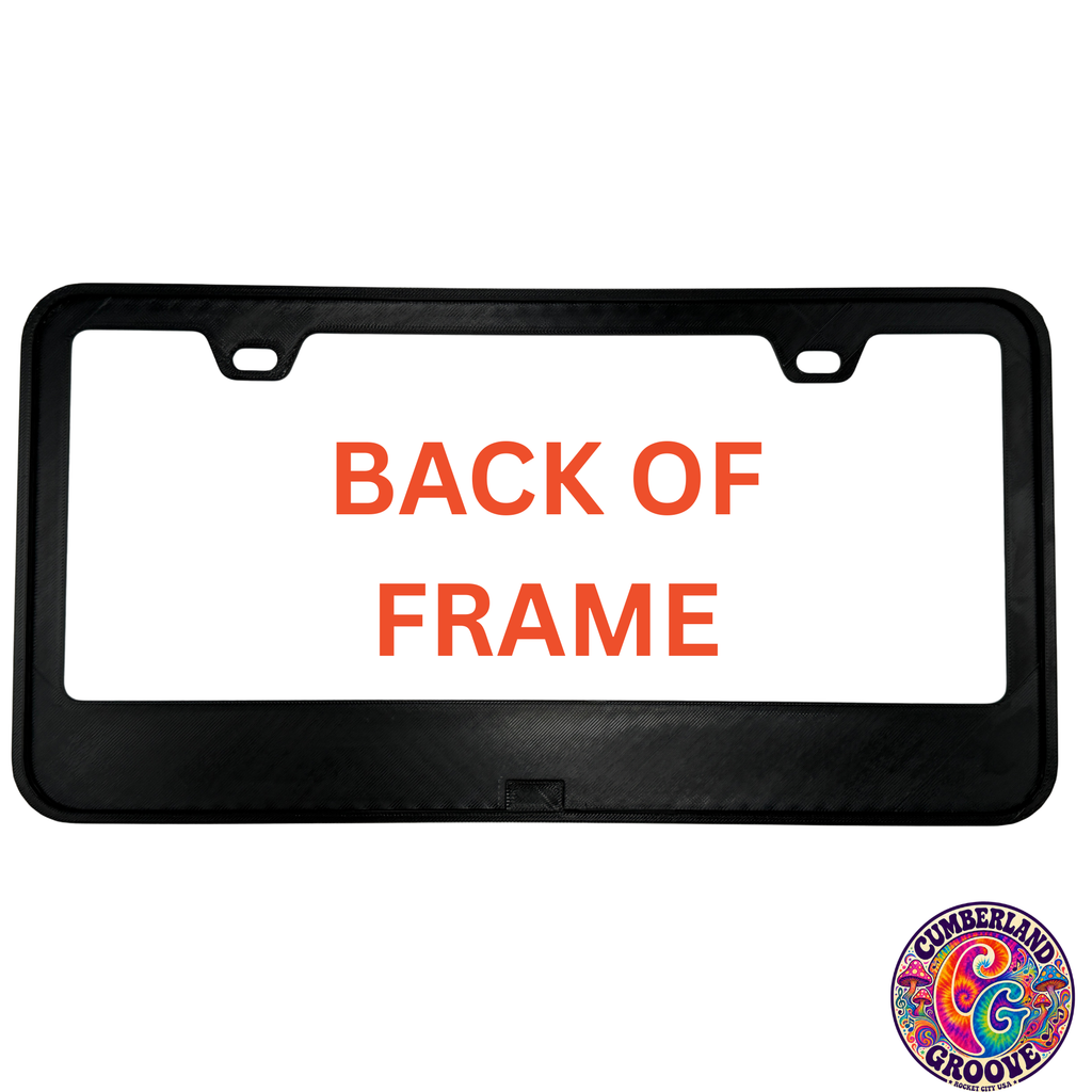 Drive In Drive Out License Plate Frame | UV resistant | Heat Resistant | Dave Lot