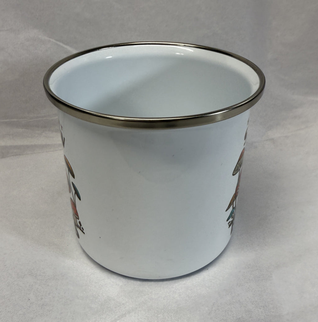 Have A Great Show Shrooms 12oz Enamel Camping Mug | Billy Daisy | Drinkware | BMFS 33 (Copy)