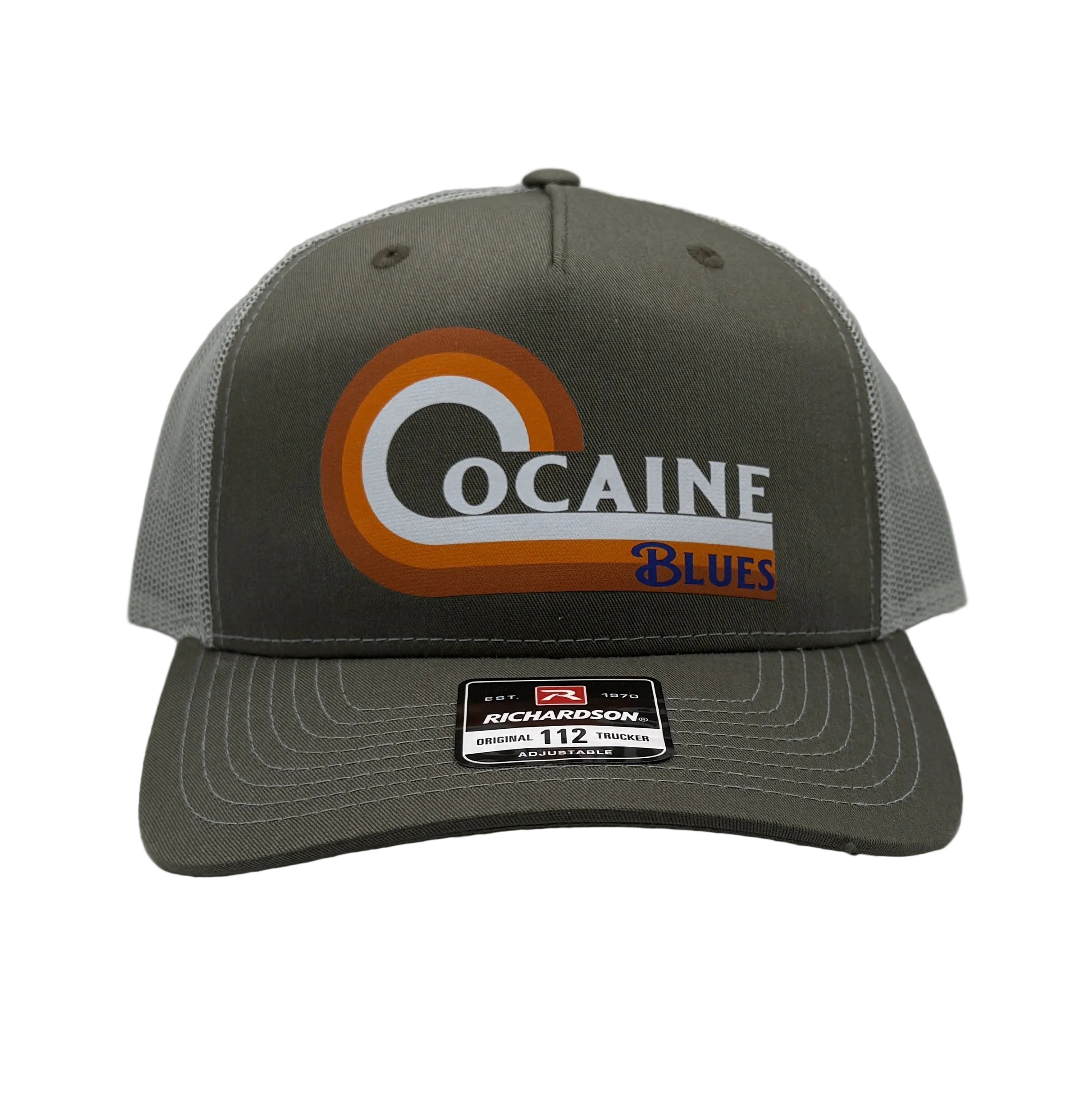Cocaine Blues Trucker Cap R112 | Two-Tone | Printed Graphics | Snapback Cap | BMFS