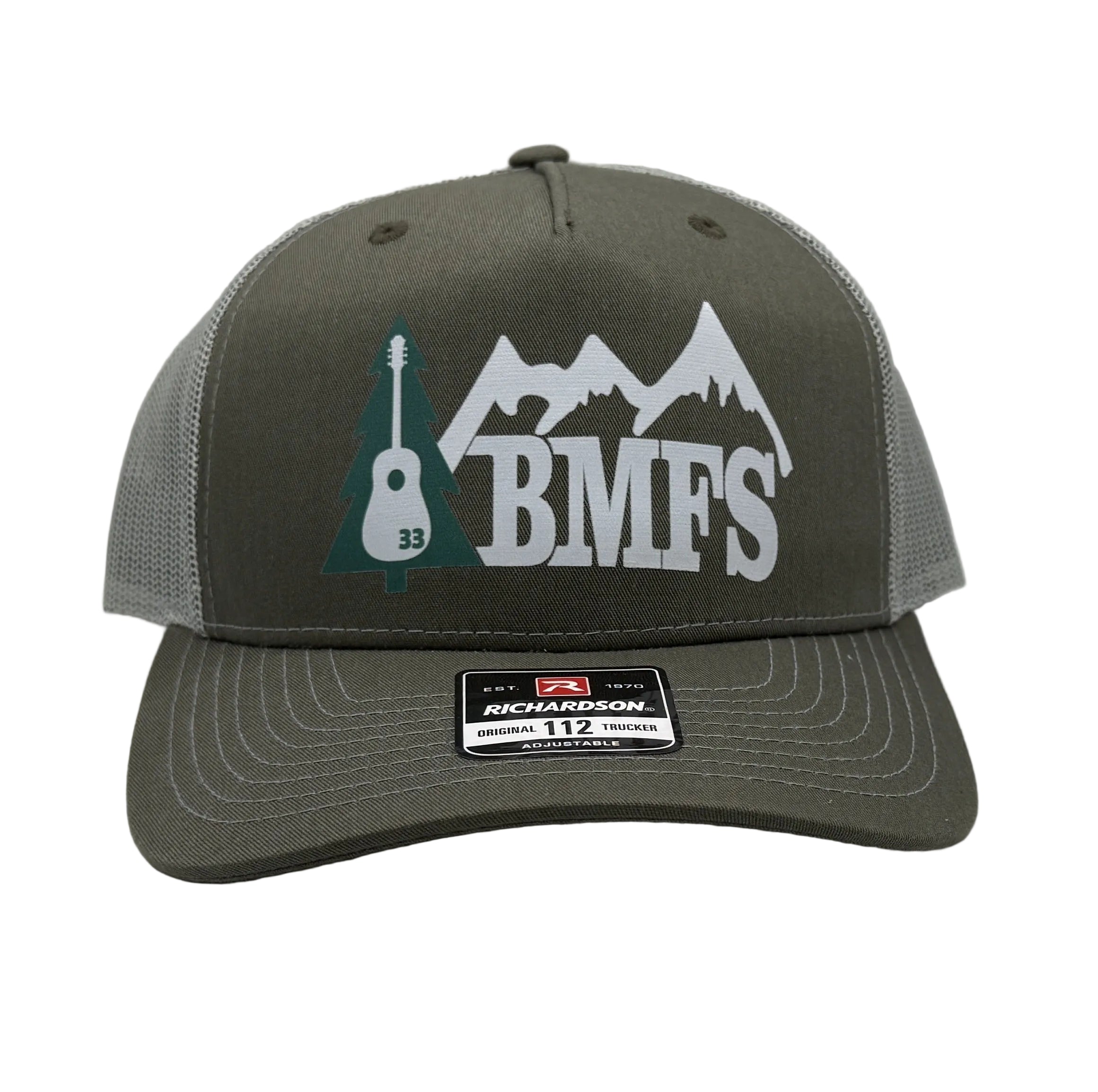 BMFS Tree Trucker Cap R112 | Two-Tone | Printed Graphics | Snapback Cap | BMFS