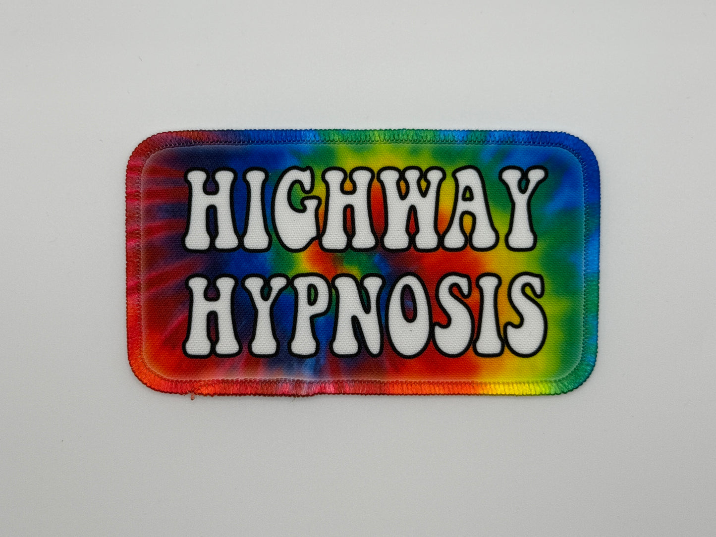 Highway Hypnosis Tie Dye Printed Patch | Iron On | 33 BMFS