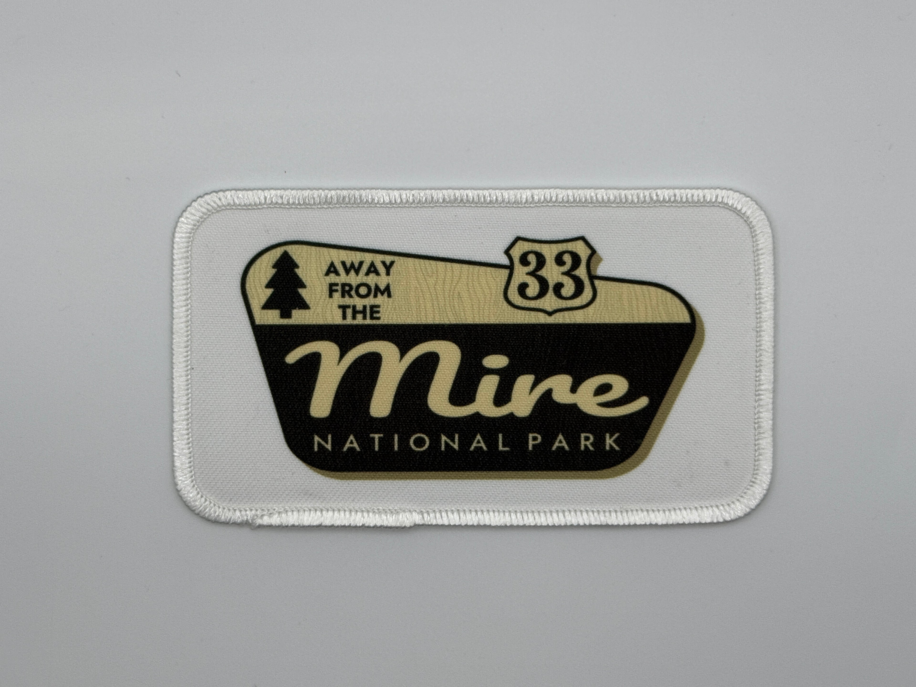 Away From The Mire Printed Patch | Phan Art | Iron On | 33 BMFS