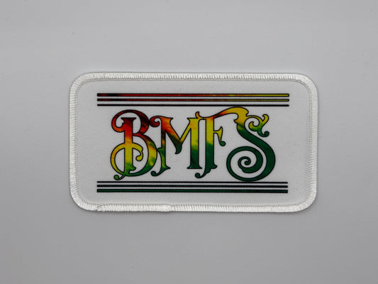 BMFS Tie Dye Printed Patch | Iron On | 33 BMFS