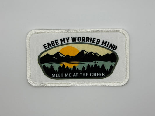 Meet Me At The Creek Printed Patch | Strings Art | Iron On | 33 BMFS