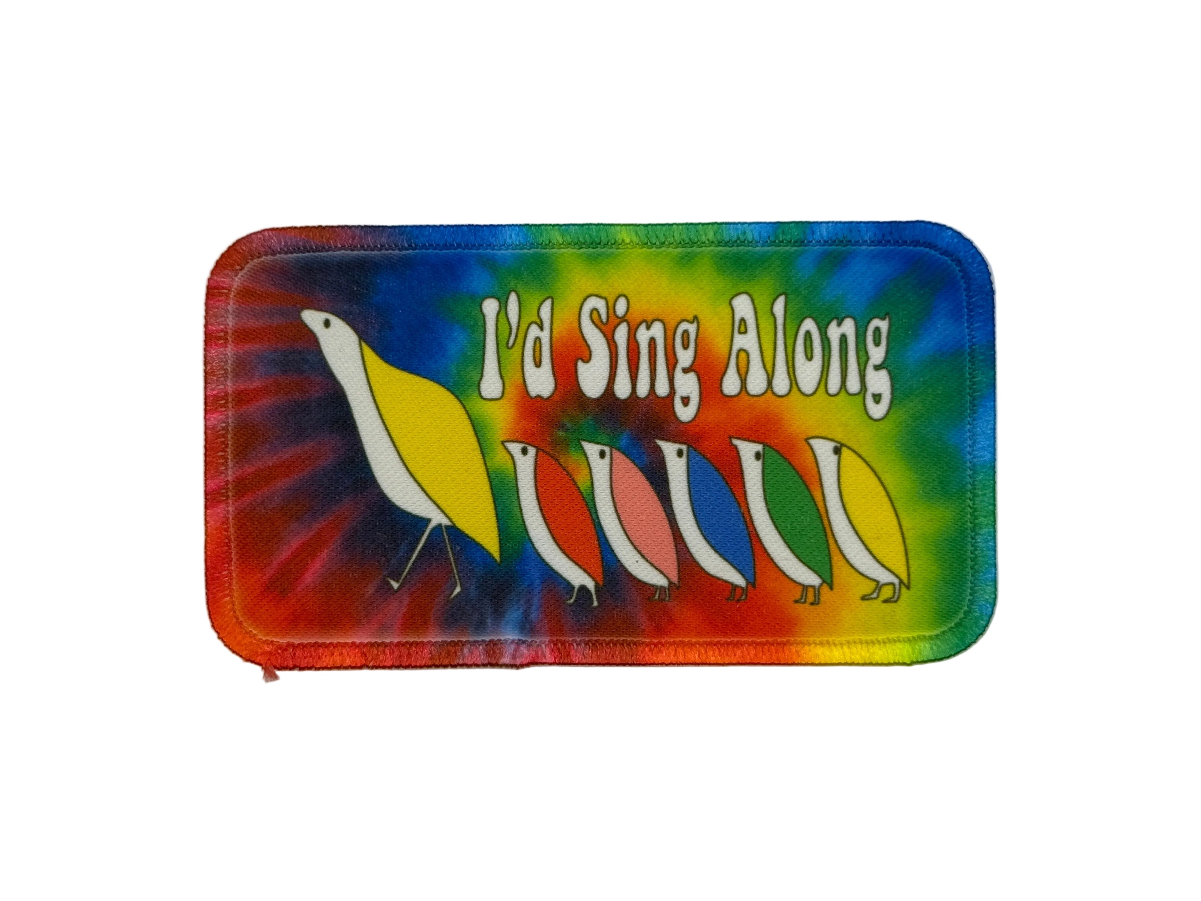 I'd Sing Along Guild The Lily Tie Dye Printed Patch | Iron On | 33 BMFS