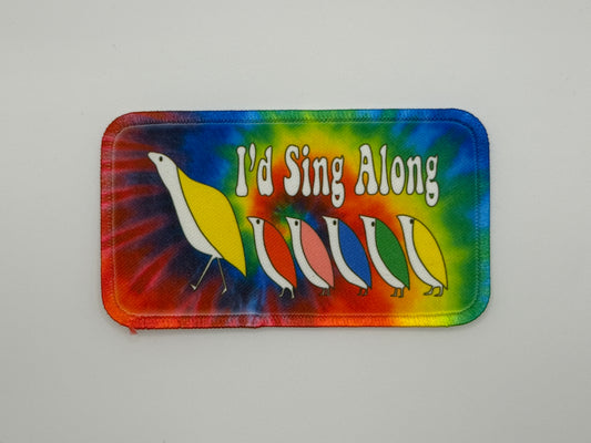 I'd Sing Along Guild The Lily Tie Dye Printed Patch | Iron On | 33 BMFS