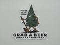 Grab A Beer Die-Cut Sticker | Billy Slap | Billy Fan Art | BMFS 33